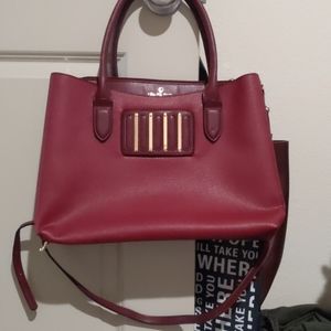 Celine Dion Maroon Handbag